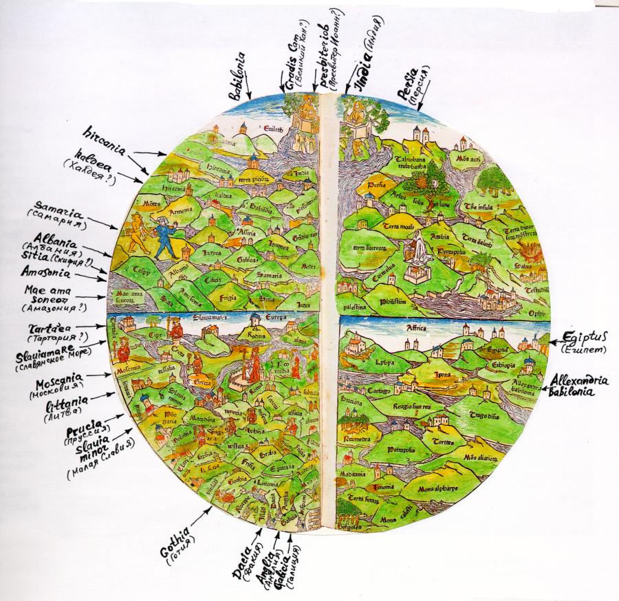 World map of Lucas Brandis