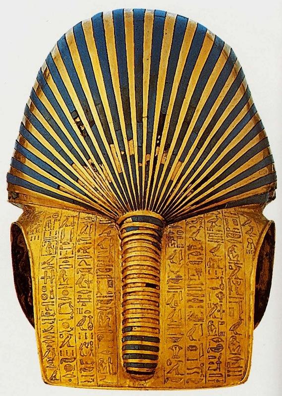 Golden burial mask